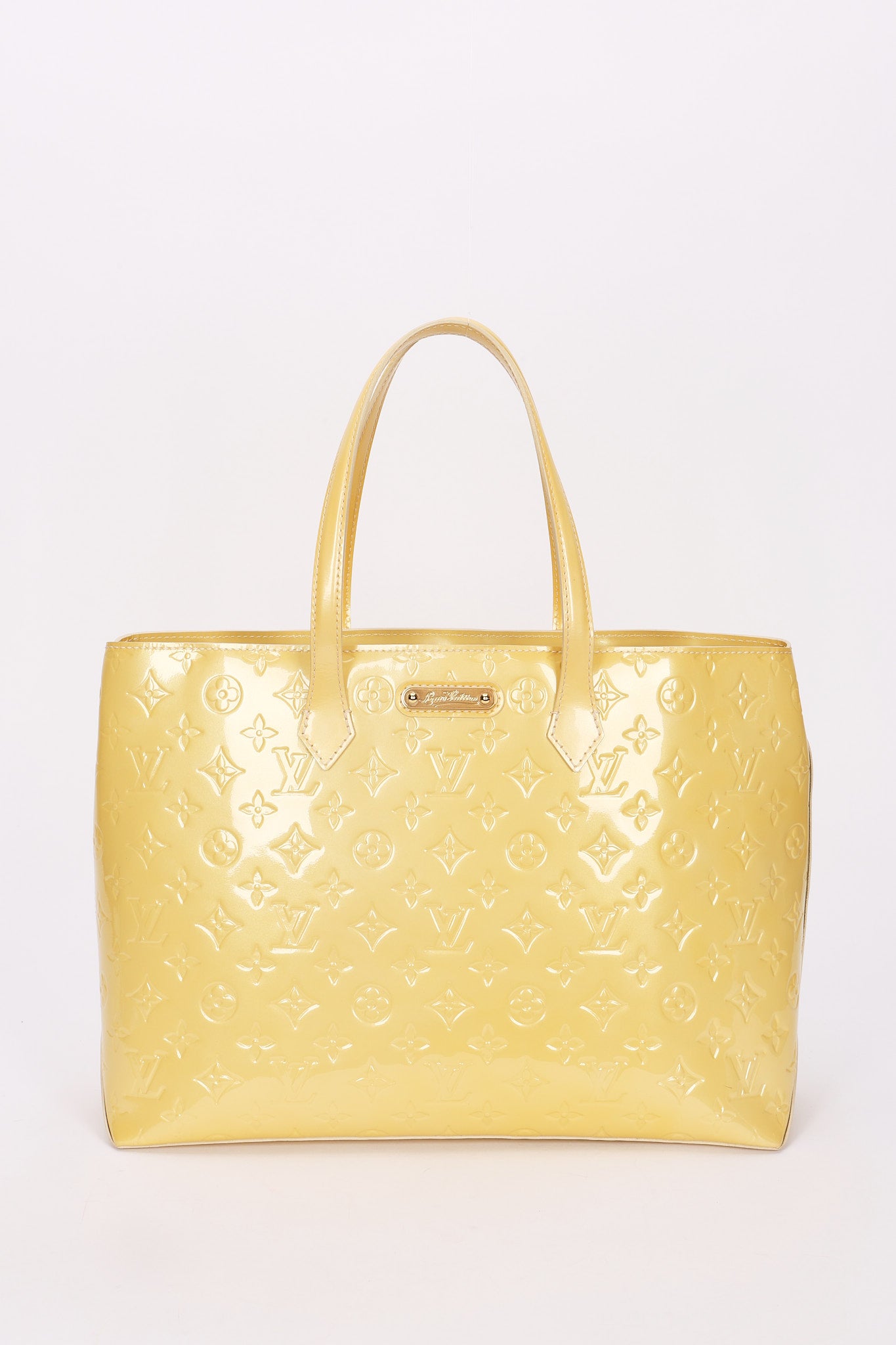 Louis Vuitton Monogram Vernis Wilshire MM Blanc Corail 2011