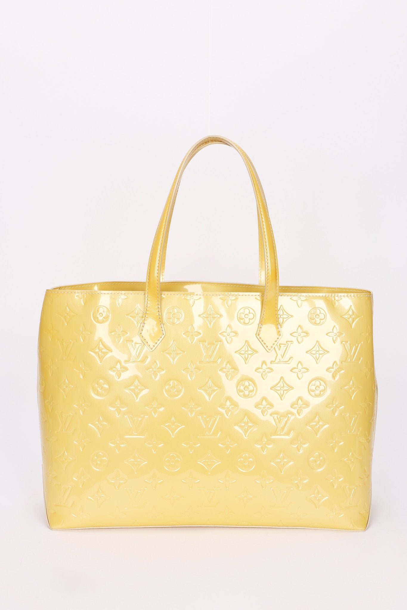 Louis Vuitton Monogram Vernis Wilshire MM Blanc Corail 2011