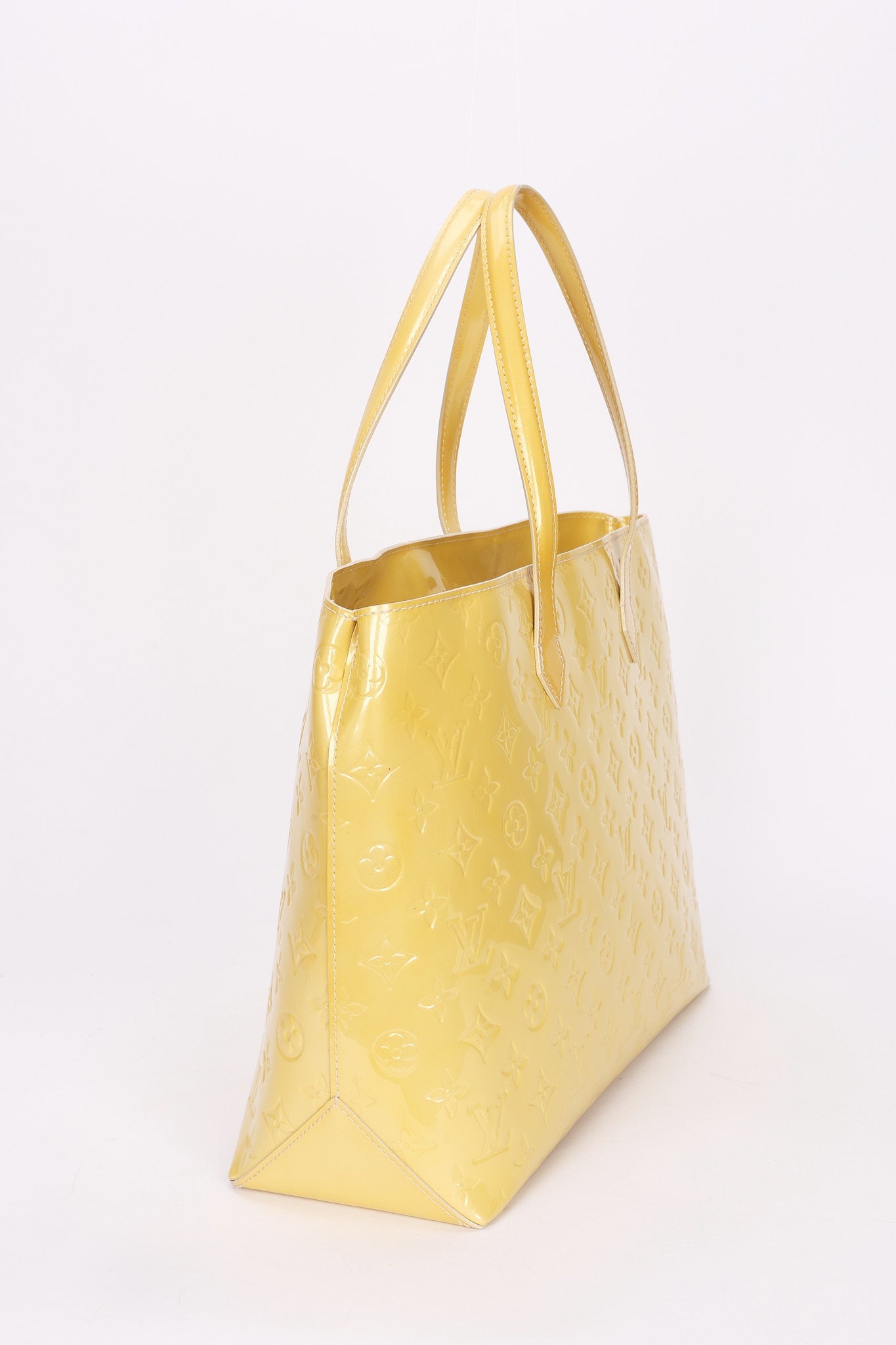 Louis Vuitton Monogram Vernis Wilshire MM Blanc Corail 2011