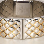 Chanel Matelasse 18K Gold and Stainless Steel Watch 19mm