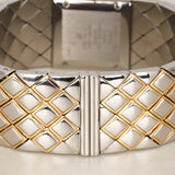 Chanel Matelasse 18K Gold and Stainless Steel Watch 19mm