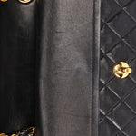 Chanel Small Classic Double Flap Black Lambskin 24K GP