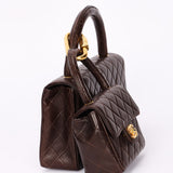 Chanel Parent & Child Kelly Brown Lambskin 24K GP