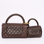 Chanel Parent & Child Kelly Brown Lambskin 24K GP