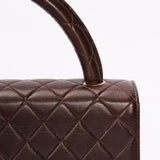 Chanel Parent & Child Kelly Brown Lambskin 24K GP