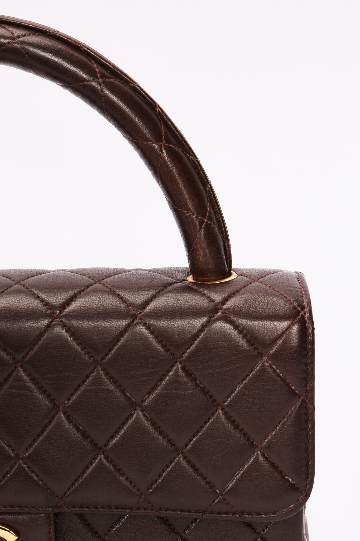 Chanel Parent & Child Kelly Brown Lambskin 24K GP