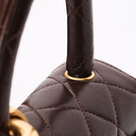 Chanel Parent & Child Kelly Brown Lambskin 24K GP