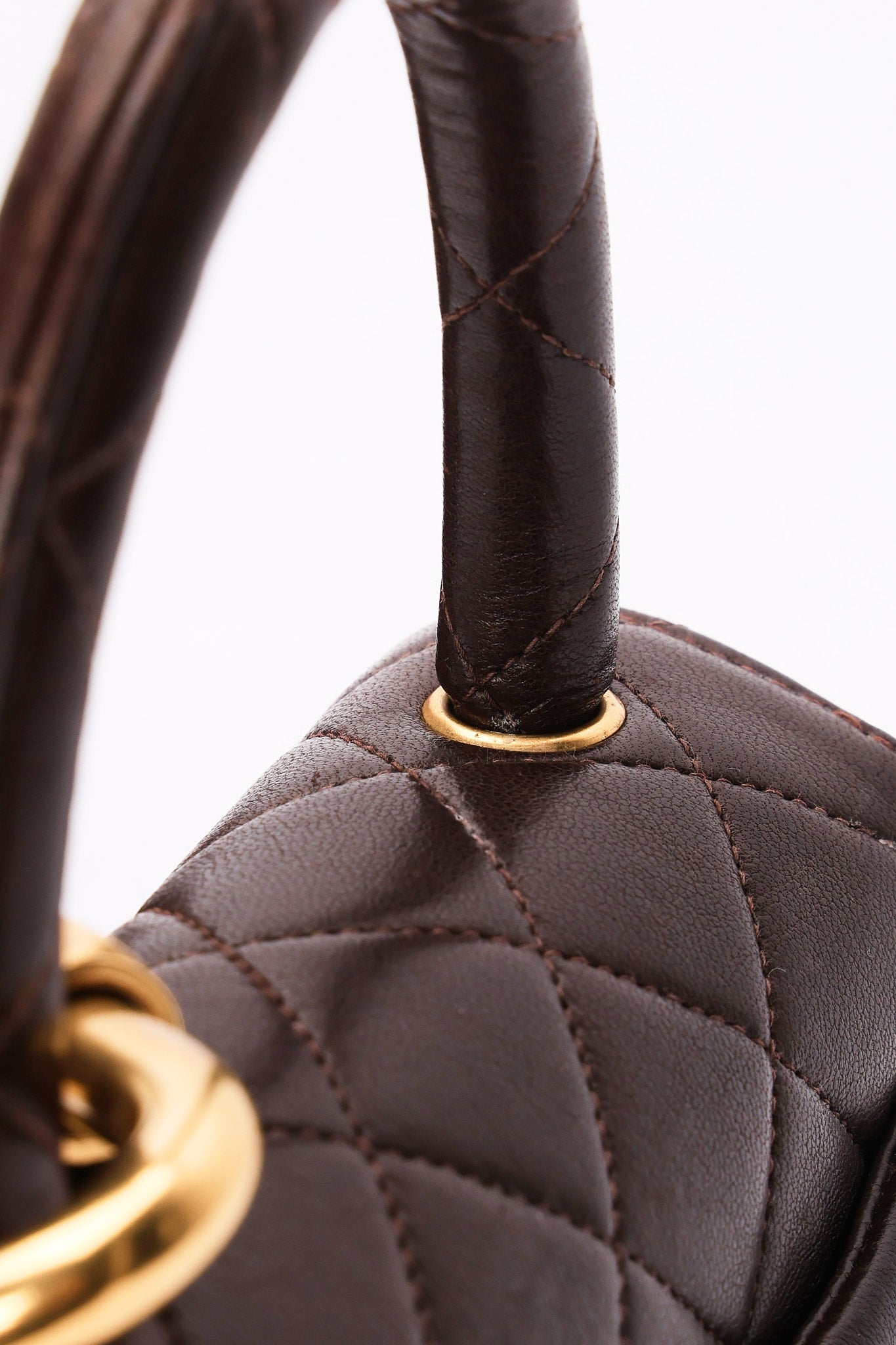 Chanel Parent & Child Kelly Brown Lambskin 24K GP