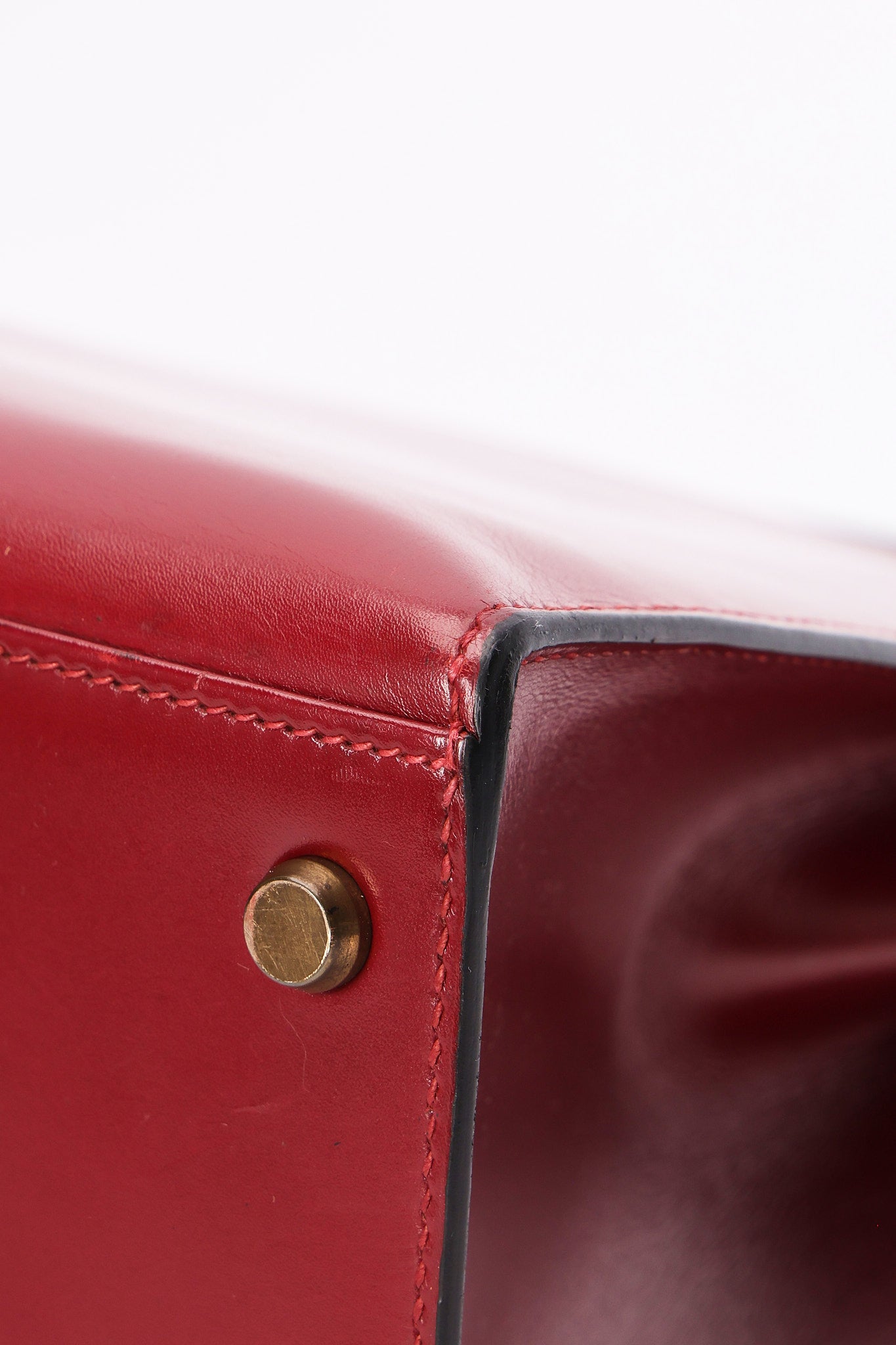 Hermès Kelly 30 Rouge H Box 1986 GHW