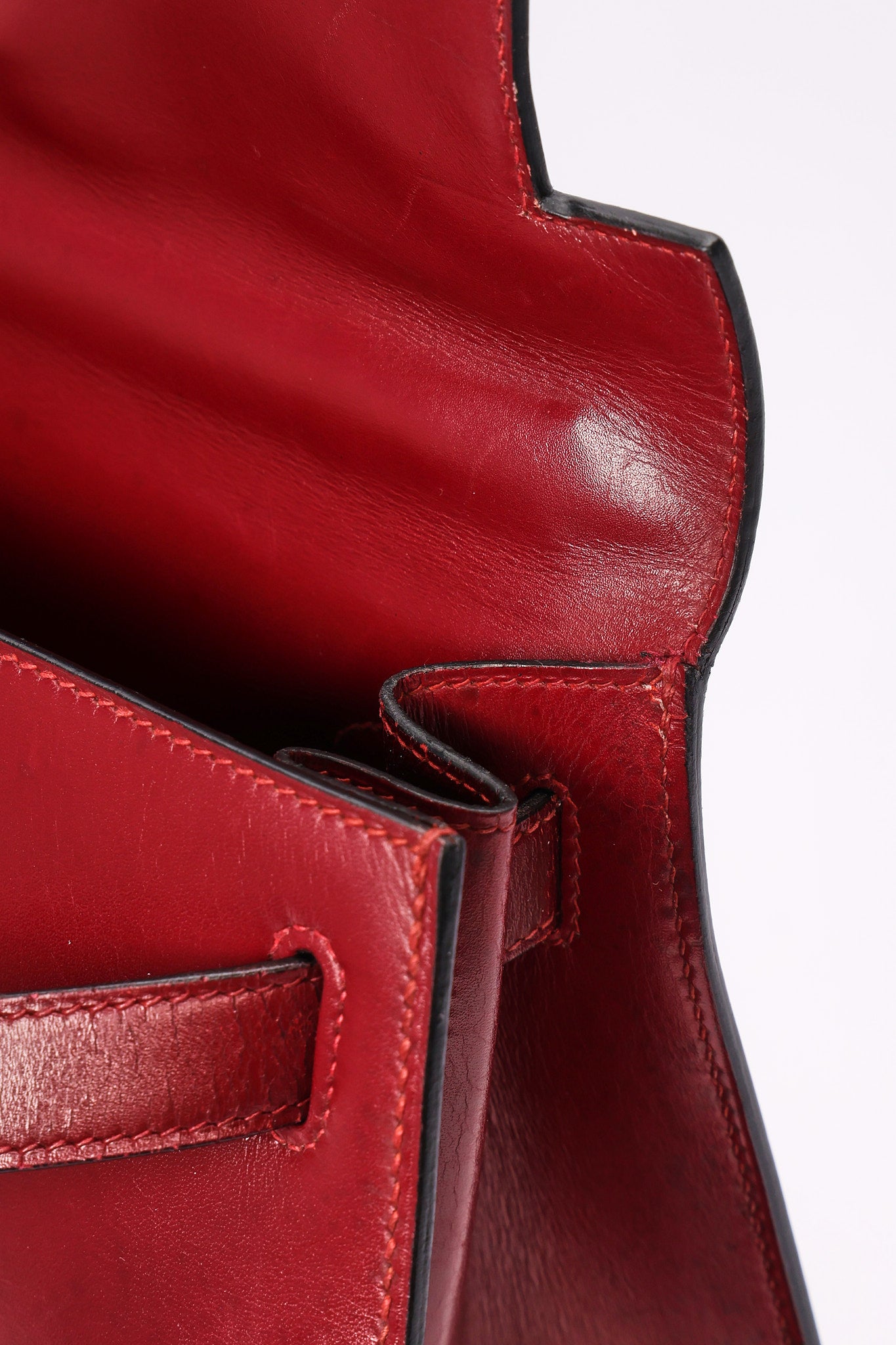 Hermès Kelly 30 Rouge H Box 1986 GHW