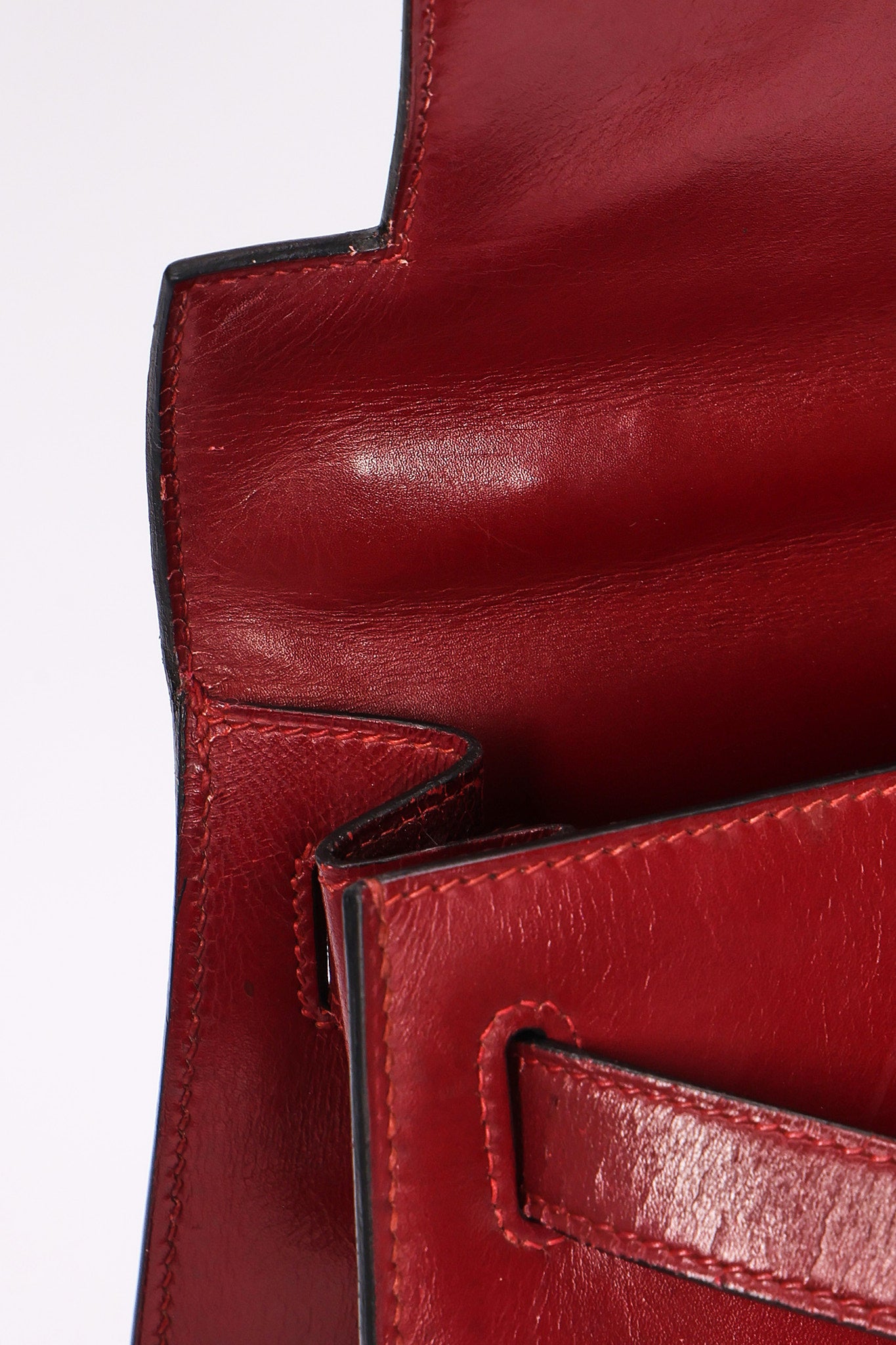 Hermès Kelly 30 Rouge H Box 1986 GHW
