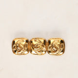 Chanel 1994 Triple CC Brooch 24K GP