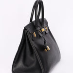 Hermès Birkin 35 Noir (leather) GHW