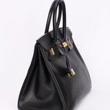 Hermès Birkin 35 Noir (leather) GHW