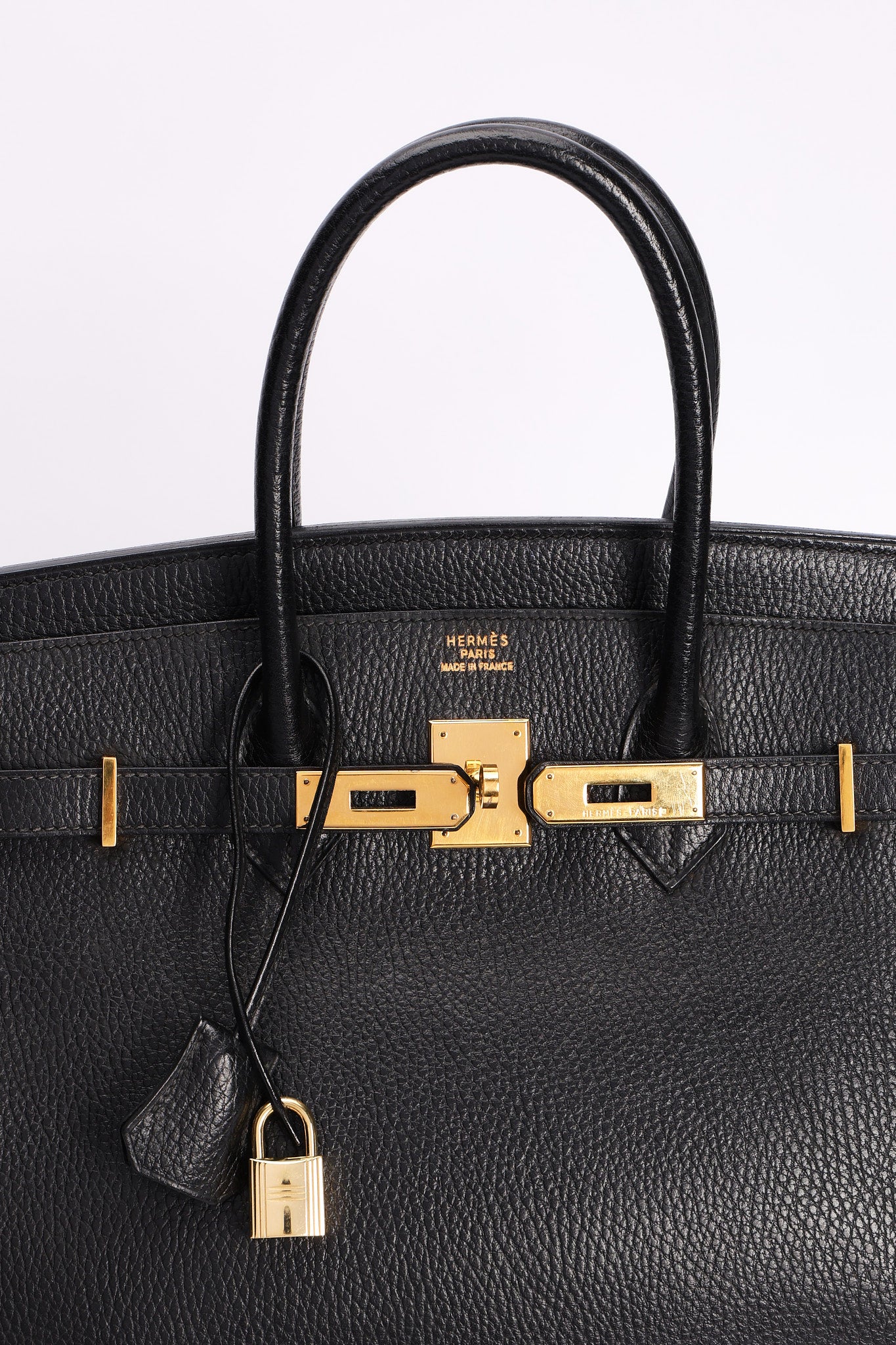 Hermès Birkin 35 Noir (leather) GHW