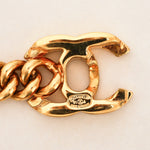 Chanel 1995 CC Turnlock Chain Bracelet 24K GP