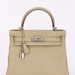 Hermès Kelly 28 (color + leather) PHW