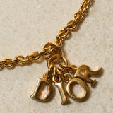 Dior Logo Charms Pendant Necklace