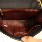 Chanel 2019 Navy Caviar Filigree Small Flap Bag