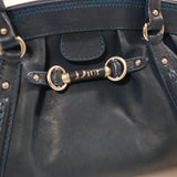 Christian Dior 2006 Dark Teal My Dior Frame Bowling Bag