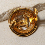 Chanel Medallion CC Clip-On Earrings