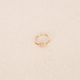18K Rose Gold Tiffany & Co Gold Diamond Knot Ring, Size US 5.5 - Drop 24