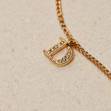 Dior Dio(r)evolution Crystal Letter Charms Necklace