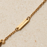 Van Cleef & Arpels 18K YG Onyx Alhambra Pendant Choker