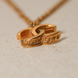 Chanel 1982 CC Pendant Necklace 24K GP