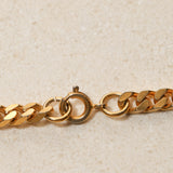 Celine Triomphe Enamel Square Curb Necklace