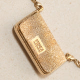 Fendi Gold Baguette Necklace
