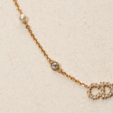 Dior Claire D Lune Pearl and Crystal Necklace