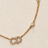 Dior Claire D Lune Pearl and Crystal Necklace