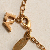 Louis Vuitton Dual Tone Love Letter Necklace