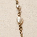 Chanel 2020 Pearl Embellished Double-Sided CC Pendant Necklace