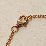 Cartier 18K Rose Gold Love Bracelet on Chain