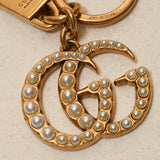 Gucci Pearl Double GG Bag Charm
