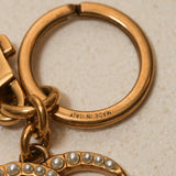Gucci Pearl Double GG Bag Charm