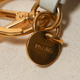 Prada Lambskin Trick in Pelle Nero Black Dress Wendy Bag Charm