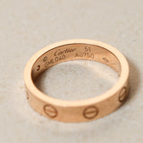 Cartier 18K Rose Gold Diamond Love Ring