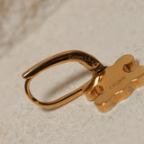 Celine Crystal Embellished Triomphe Earrings