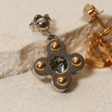 Louis Vuitton Swarovski Crystal Love Letter Timeless Ear Stud Trio Earrings