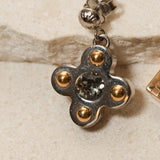 Louis Vuitton Swarovski Crystal Love Letter Timeless Ear Stud Trio Earrings