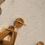 Louis Vuitton Swarovski Crystal Love Letter Timeless Ear Stud Trio Earrings