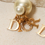Dior Tribales Double Pearl Clip-On Earrings