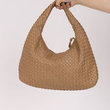 Bottega Veneta Small Intrecciato Hobo Beige Lambskin 2007