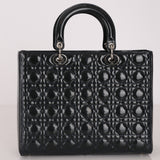 Dior Large Lady Navy Patent 2013