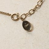 Dior Crystal Logo Dual Chain Necklace
