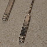 Gucci 18K WG Threader Earrings