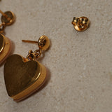 Louis Vuitton Lock Me Heart Drop Earrings